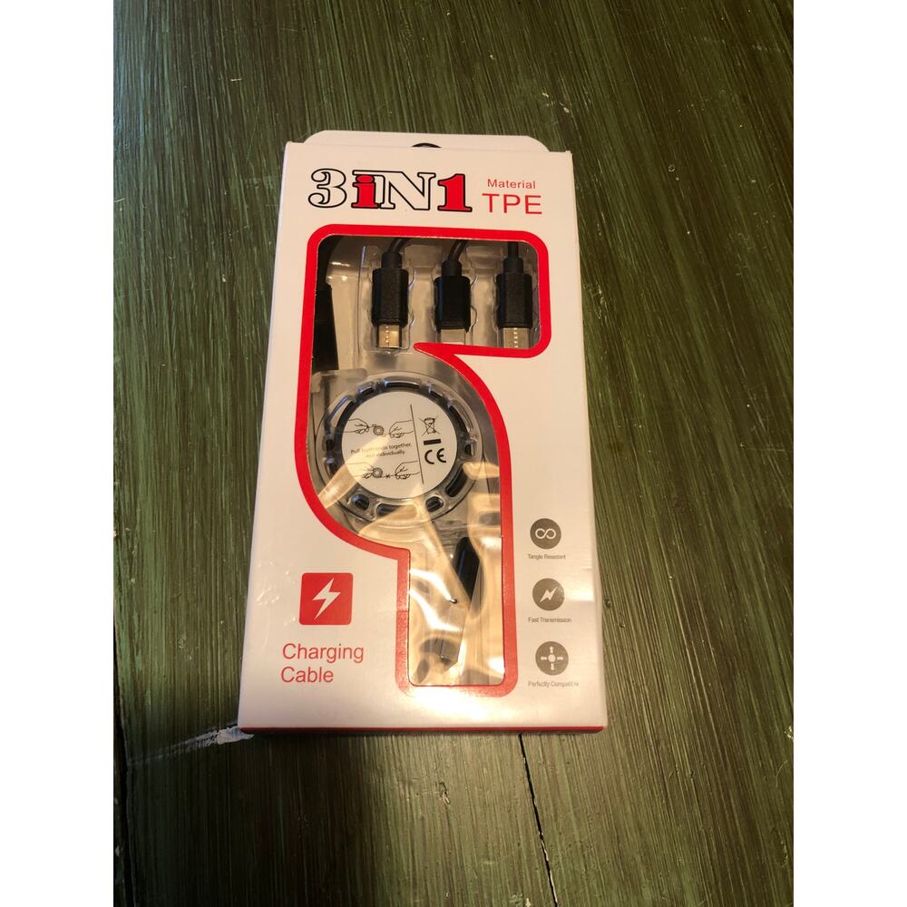 Unbranded NEW 3-in-1 USB Charging Cable